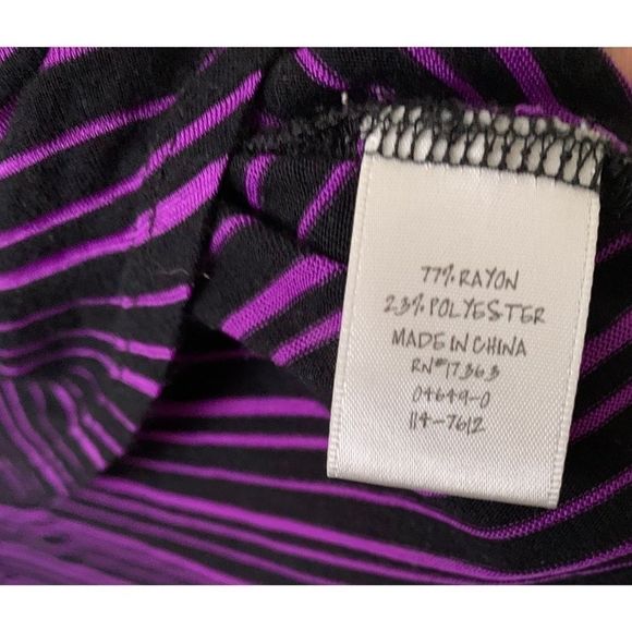 Orsenboye Purple Striped Coverup - Picture 5 of 5